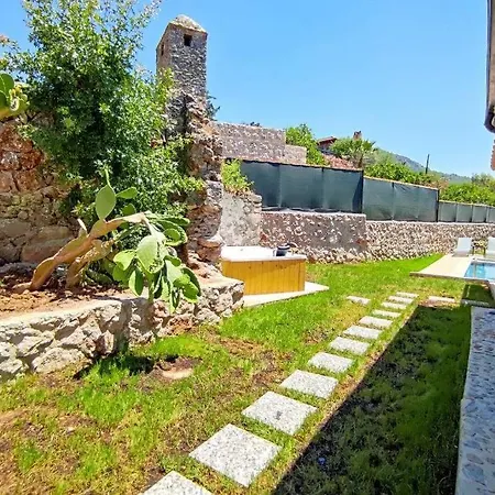 Antik Authentic Private Stone With Jaccuzi 别墅 Kayakoy