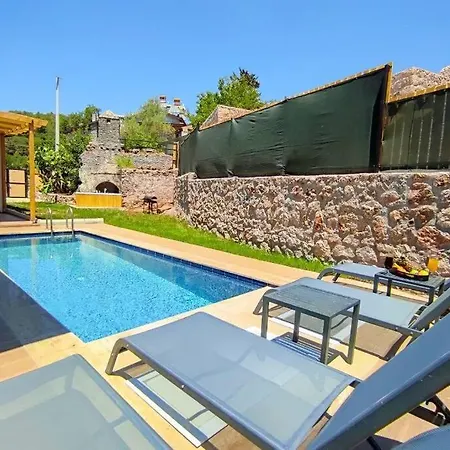 别墅 Antik Authentic Private Stone With Jaccuzi Kayakoy